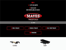 Tablet Screenshot of mayestrailer.com